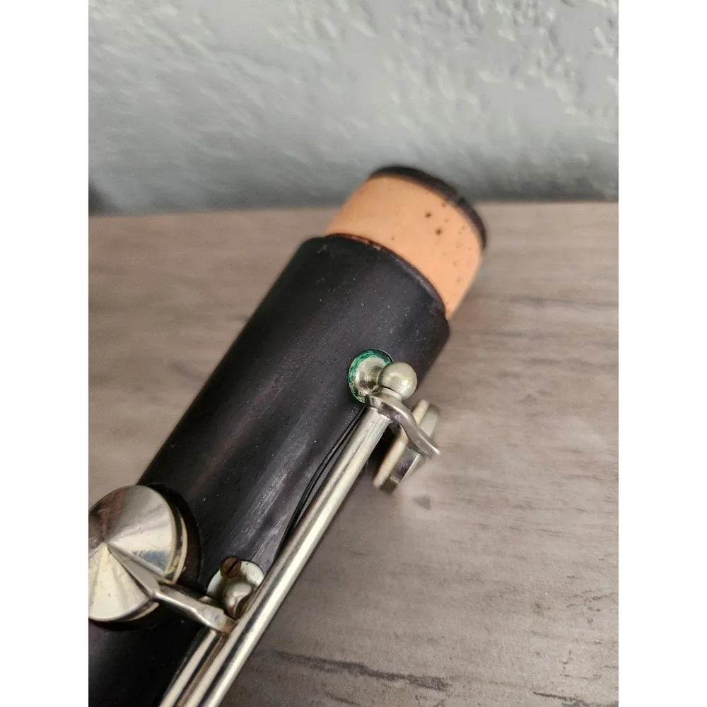 Vtg Noblet Paris Andre Chabot Black Wooden Clarinet + hard case/velvet liner
